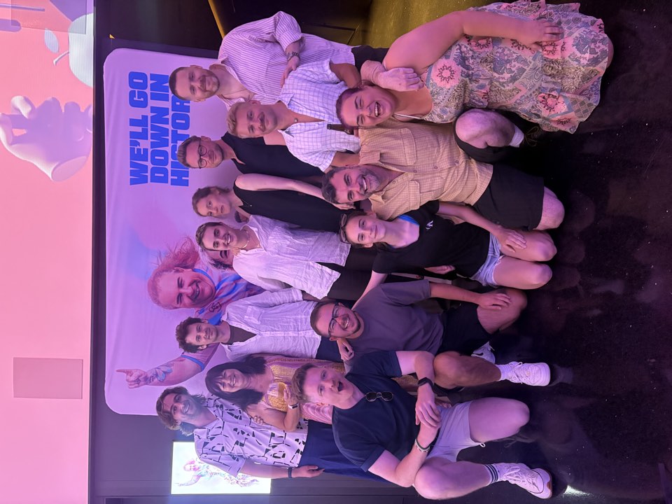 Group at an indoor event